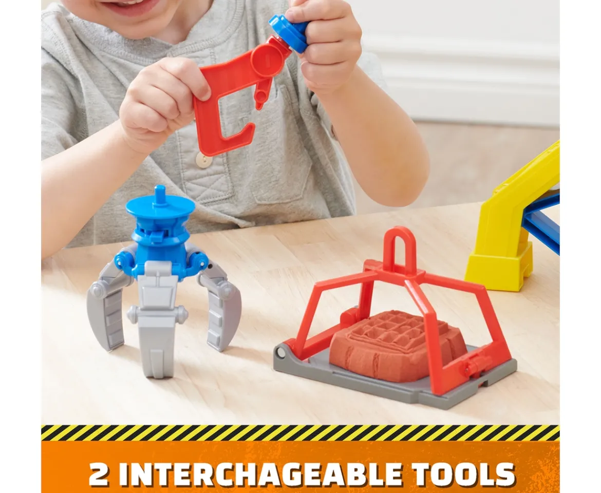 Ken Black Rubble and Crew Bark Yard Crane Tower Playset with Rubble Action Figure| Preschool & Electronic Learning