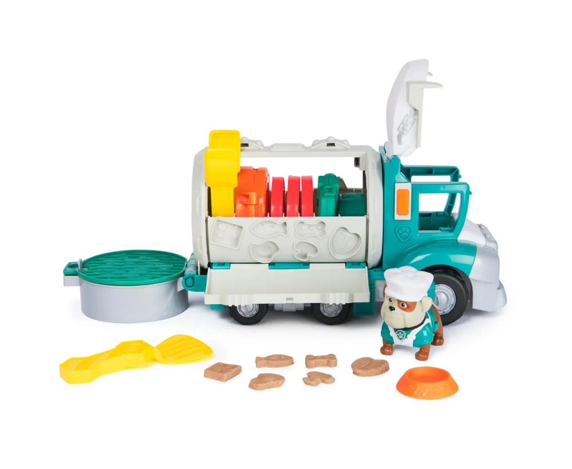 Ken Black Rubble and Crew, Growlin’ Grub Food Truck Kinetic Sand Playset| Preschool & Electronic Learning