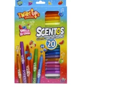 Ken Black Scentos Twirl Up Crayons 20 Pack| Art & Crafts
