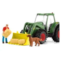 Ken Black schleich Farm World 42608 Tractor with Trailer| Action Figures & Playsets