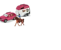Ken Black schleich Horse Club 42535 Horse Adventures with Car and Trailer Playset| Dolls & Dollhouses