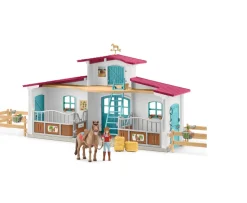 Ken Black Schleich Horse Club 72222 Lakeside Riding Center Starter Set| Farm Model Vehicles & Playsets