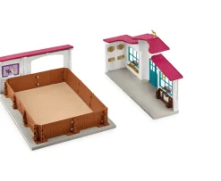 Ken Black Schleich Horse Club 42639 Peppertree Riding Arena Playset| Farm Model Vehicles & Playsets