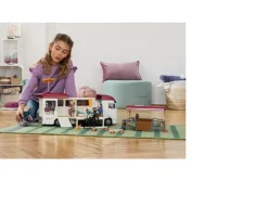 Ken Black Schleich Horse Club Transporter Set with 3 Horses & 3 Figures| Farm Model Vehicles & Playsets