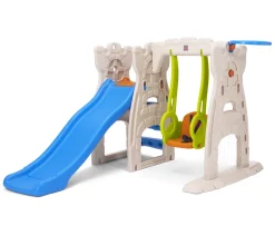 Ken Black Scramble N Slide Play Center| Swings & Slides