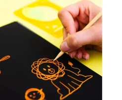 Ken Black Scratch Art Spiro Book| Books|Art & Crafts