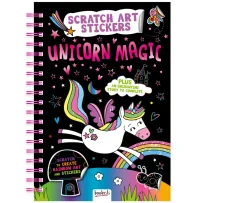 Ken Black Scratch Art Sticker Fun: Unicorn Magic| Art & Crafts