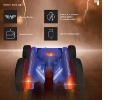 Ken Black Sharper Image Cyclone Twister Radio Control Stunt Car| Building & Vehicle Toys