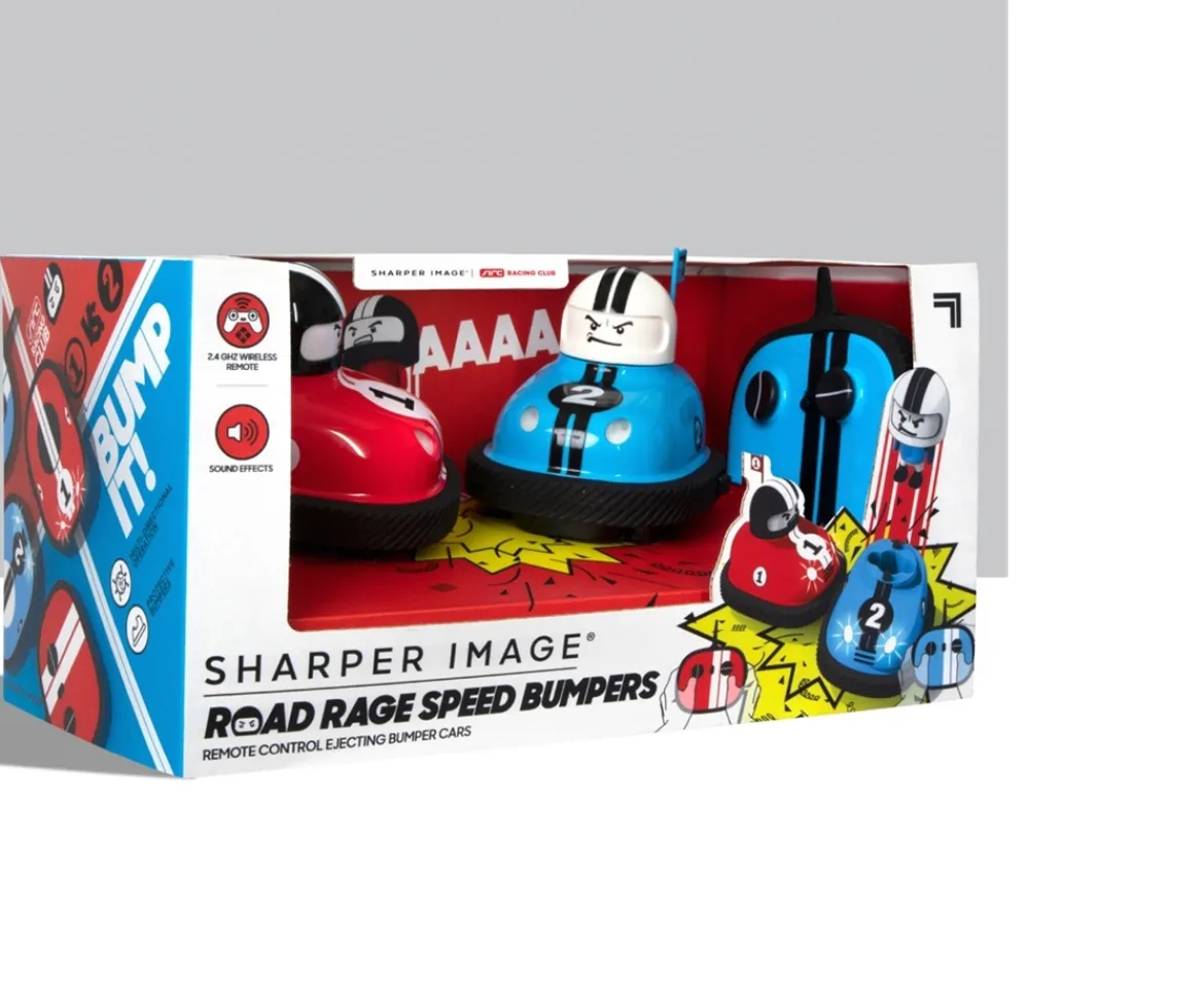 Ken Black Sharper Image Road Rage Speed Radio Control Bumper Cars| Building & Vehicle Toys|Action Figures & Playsets