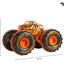 Ken Black Sharper Image 4x4 Giant Crusher Radio Control 4WD Truck| Building & Vehicle Toys