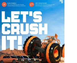 Ken Black Sharper Image 4x4 Giant Crusher Radio Control 4WD Truck| Building & Vehicle Toys