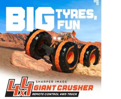 Ken Black Sharper Image 4x4 Giant Crusher Radio Control 4WD Truck| Building & Vehicle Toys