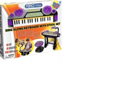 Ken Black Sing Along Keyboard with Stool Set| Music & Karaoke