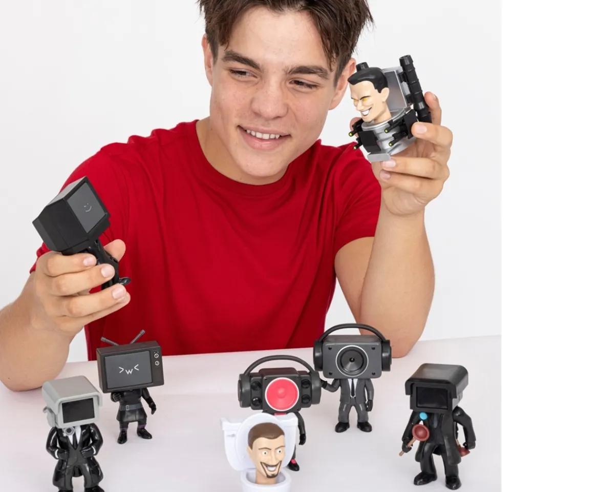 Ken Black Skibidi Toilet 15cm Mystery Collector Figure Assortment| Action Figures & Playsets