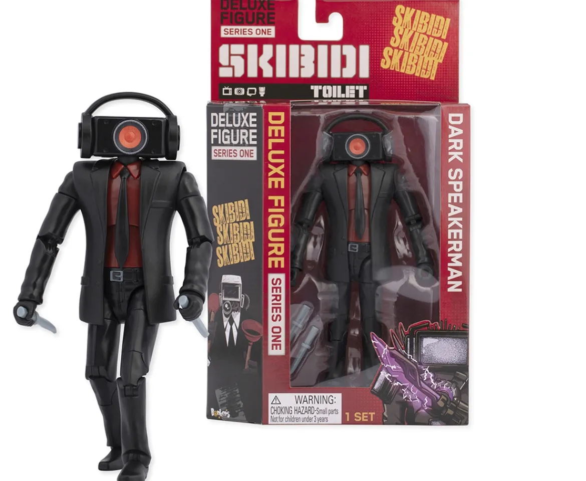 Ken Black Skibidi Toilet Deluxe Figure - Speakerman| Action Figures & Playsets