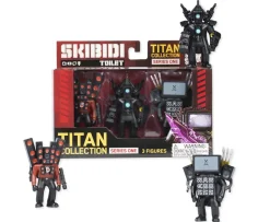 Ken Black Skibidi Toilet Titan 3 Pack| Action Figures & Playsets