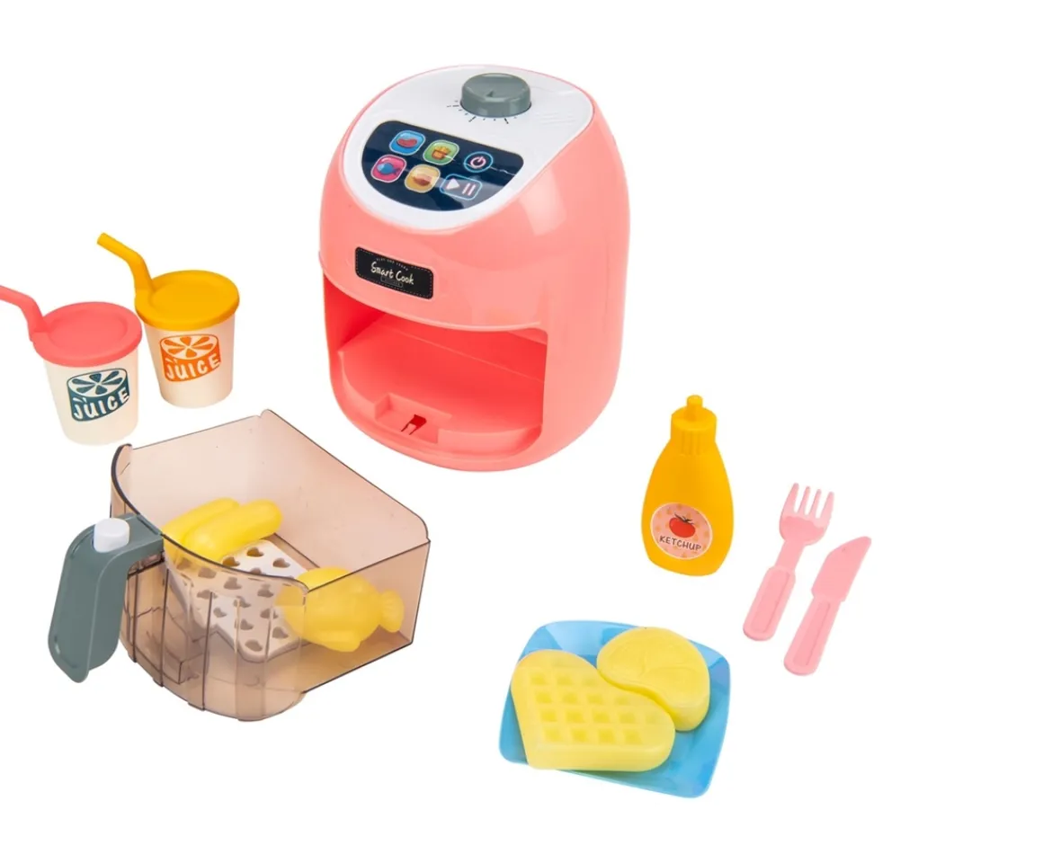 Ken Black Smart Cook Kitchen Little Chef's Air Fryer| Imaginative Play