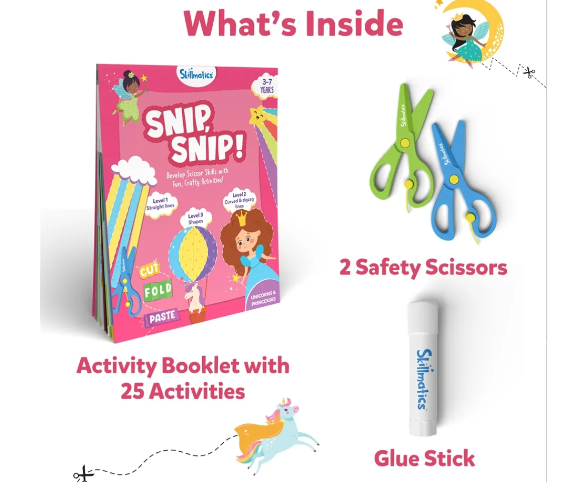 Ken Black SNIP SNIP UNICORNS AND PRINCESS| Art & Crafts