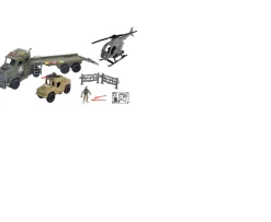 Ken Black Soldier Force Transport Deployment Mission Playset| Action Figures & Playsets