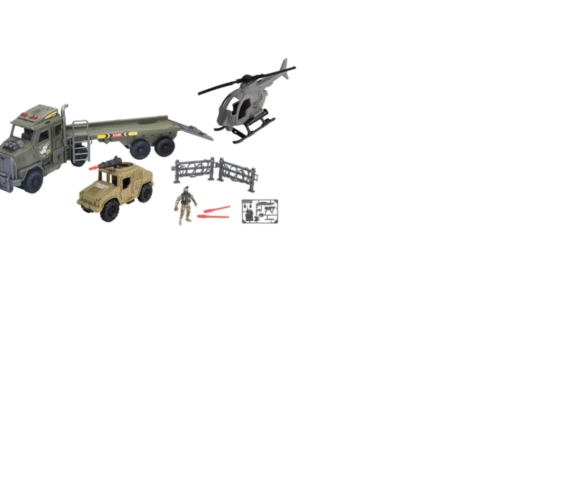 Ken Black Soldier Force Transport Deployment Mission Playset| Action Figures & Playsets