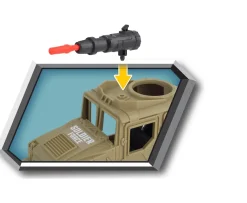 Ken Black Soldier Force Transport Deployment Mission Playset| Action Figures & Playsets