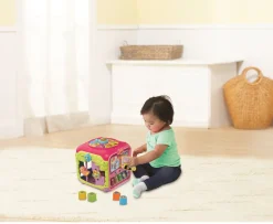 Ken Black Sort & Discover Activity Cube Pink| Vtech|Preschool & Electronic Learning