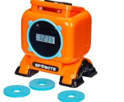 Ken Black Spybots Clockbot Disc-Shooting Robot Alarm Clock| Action Figures & Playsets