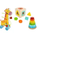 Ken Black Squirrel Play 3 in 1 Wooden Gift Set| Wooden Toys|Preschool & Electronic Learning