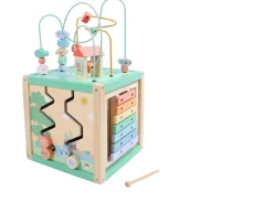 Ken Black Squirrel Play Safari 5 in 1 Wooden Activity Cube| Baby Play