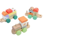 Ken Black Squirrel Play Safari Wooden Stack 'n' Go Train set| Wooden Toys|Preschool & Electronic Learning