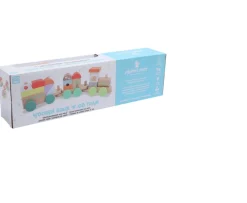 Ken Black Squirrel Play Safari Wooden Stack 'n' Go Train set| Wooden Toys|Preschool & Electronic Learning