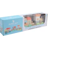 Ken Black Squirrel Play Safari Wooden Stack 'n' Go Train set| Wooden Toys|Preschool & Electronic Learning