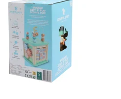 Ken Black Squirrel Play Safari Wooden Sort & Play Activity Cube| Wooden Toys