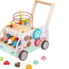 Ken Black Squirrel Play Wooden Ice Cream Wagon| Wooden Toys|Preschool & Electronic Learning