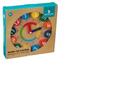 Ken Black Squirrel Play Wooden Tick Tock Clock| Wooden Toys|Preschool & Electronic Learning