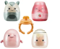 Ken Black Squish-a-longs 2 Pack Blinds - Series 1, - (2) 1” Mini-Squish, 1 Accessory, 1 Ring, 1 Capsule, 1 Col| Soft Toys