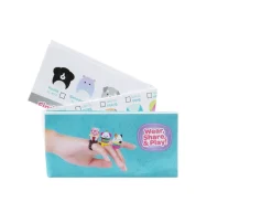 Ken Black Squish-a-longs 2 Pack Blinds - Series 1, - (2) 1” Mini-Squish, 1 Accessory, 1 Ring, 1 Capsule, 1 Col| Soft Toys