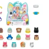 Ken Black Squish-a-longs by Original Squishmallows 14 Pack - Series 1 - (14) 1” Mini-Squish with 4 Accessories| Soft Toys