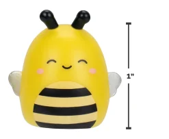 Ken Black Squish-a-longs by Original Squishmallows 25 Pack - Series 1 - (25) 1” Mini-Squish with 5 Accessories| Soft Toys