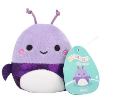 Ken Black Squishmallows Original Micromallows 6-Pack – Axel Beetle, Lune Loch Ness Monster, Malcolm Mushroom,| Soft Toys