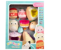 Ken Black Squishmallows Original Micromallows “Snack Machine” Deluxe Accessory Set| Soft Toys
