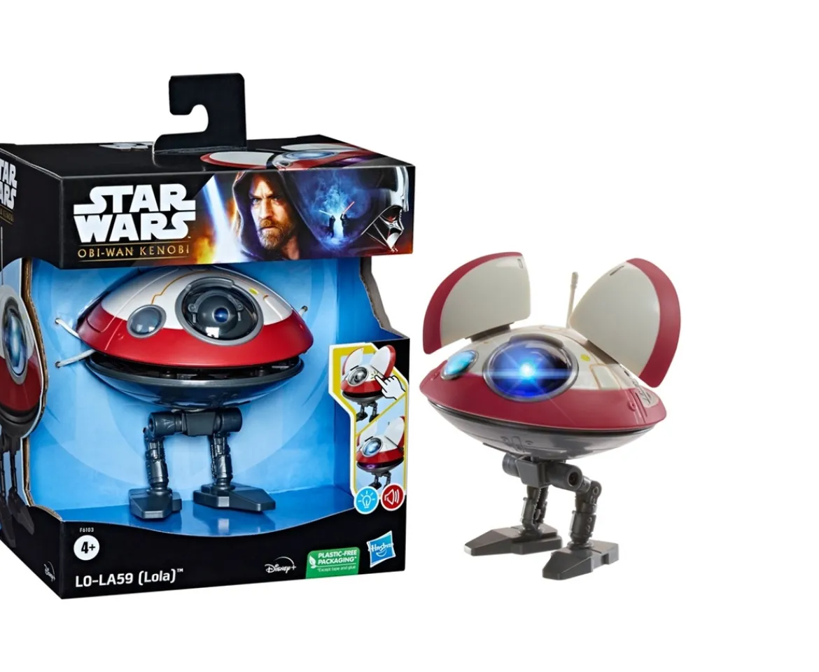 Ken Black Star Wars L0-LA59 (Lola) Interactive Electronic Figure| Action Figures & Playsets