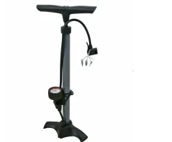 Ken Black Steel Hand Pump with Gauge| Bikes & Bike Accessories