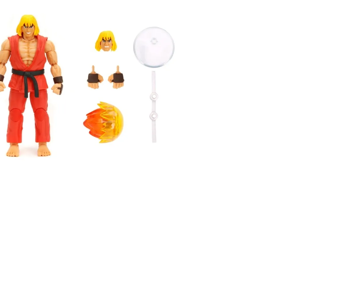 Ken Black Street Fighter Ken Masters 15cm Action Figure| Action Figures & Playsets