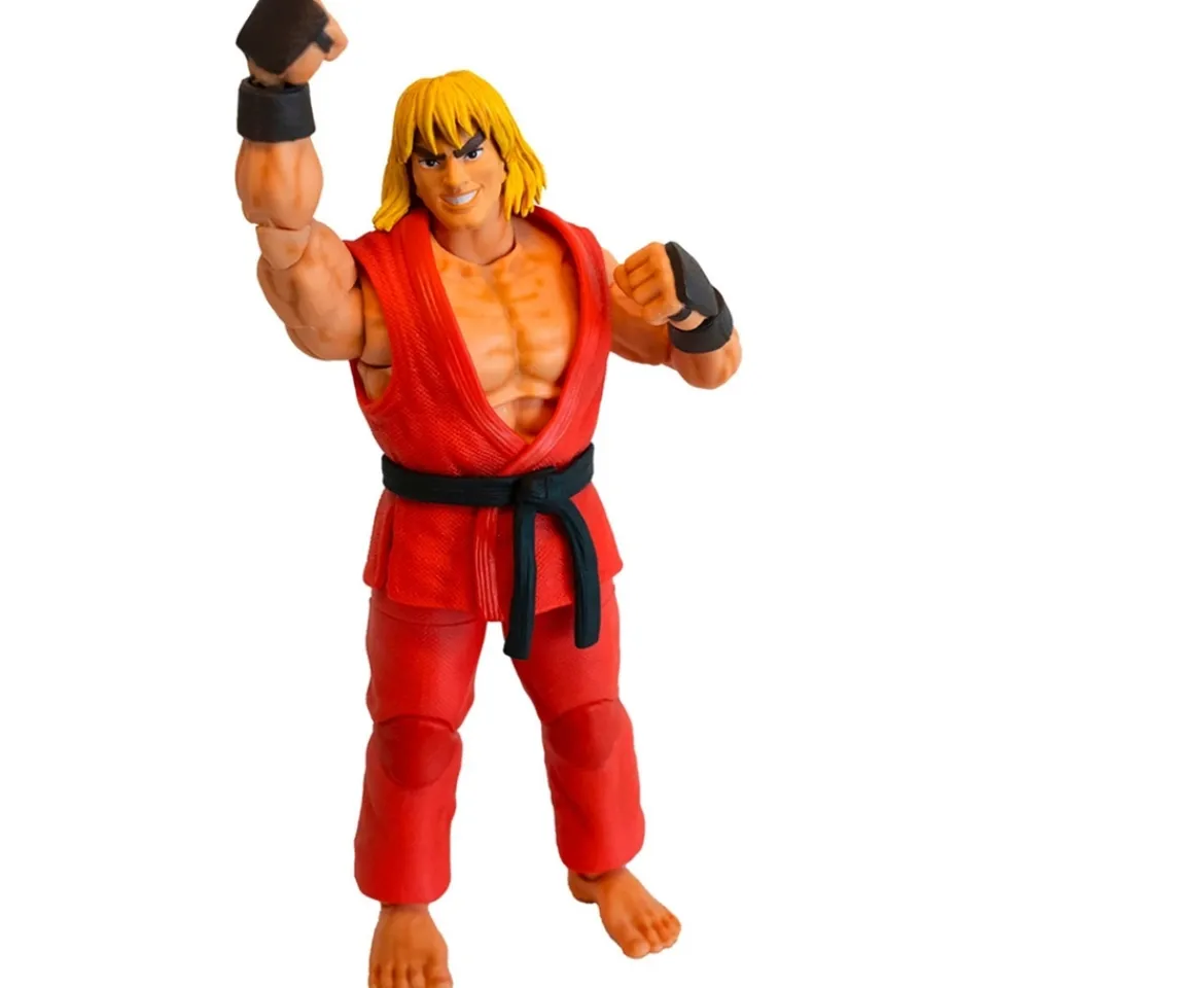 Ken Black Street Fighter Ken Masters 15cm Action Figure| Action Figures & Playsets