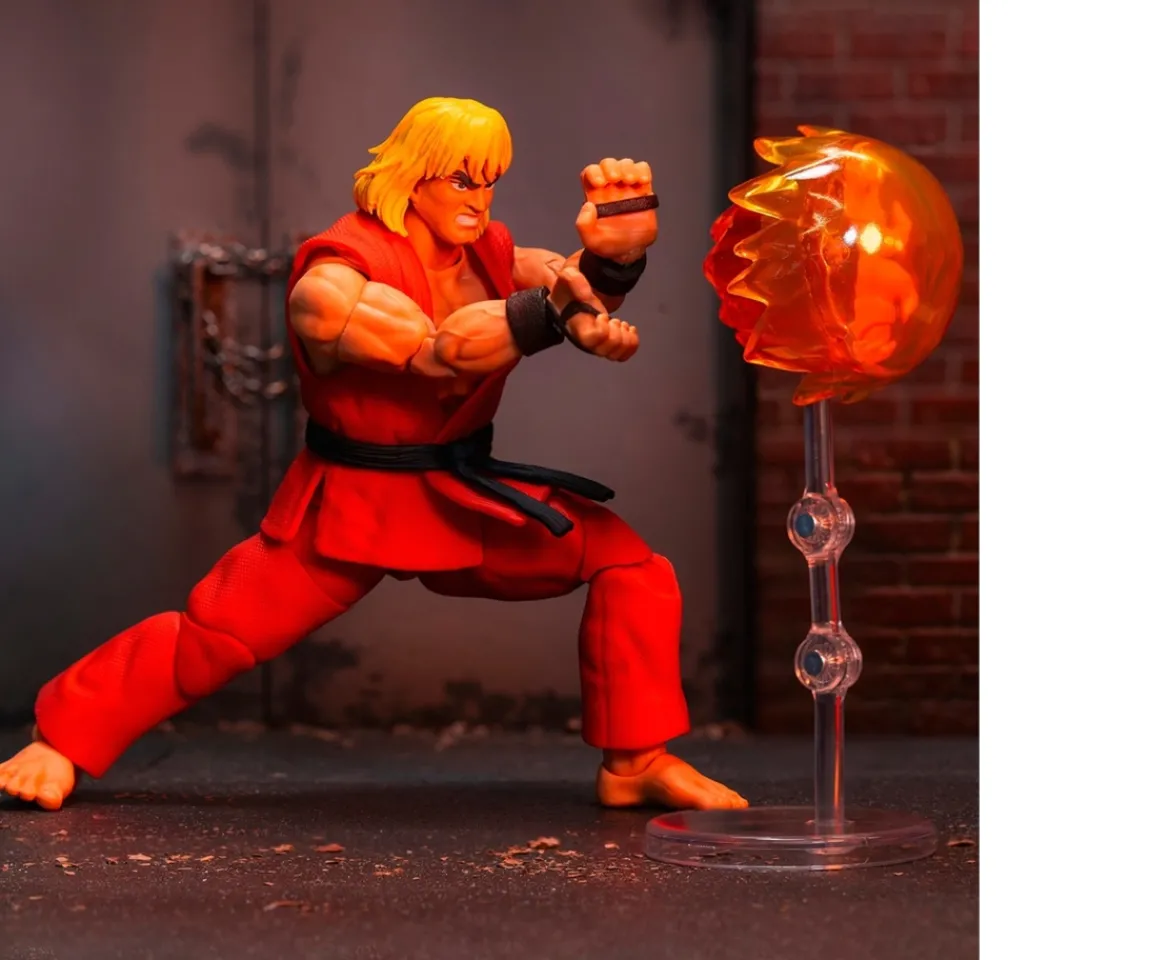 Ken Black Street Fighter Ken Masters 15cm Action Figure| Action Figures & Playsets
