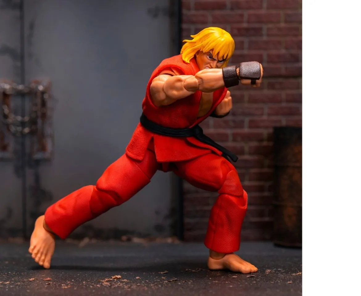 Ken Black Street Fighter Ken Masters 15cm Action Figure| Action Figures & Playsets