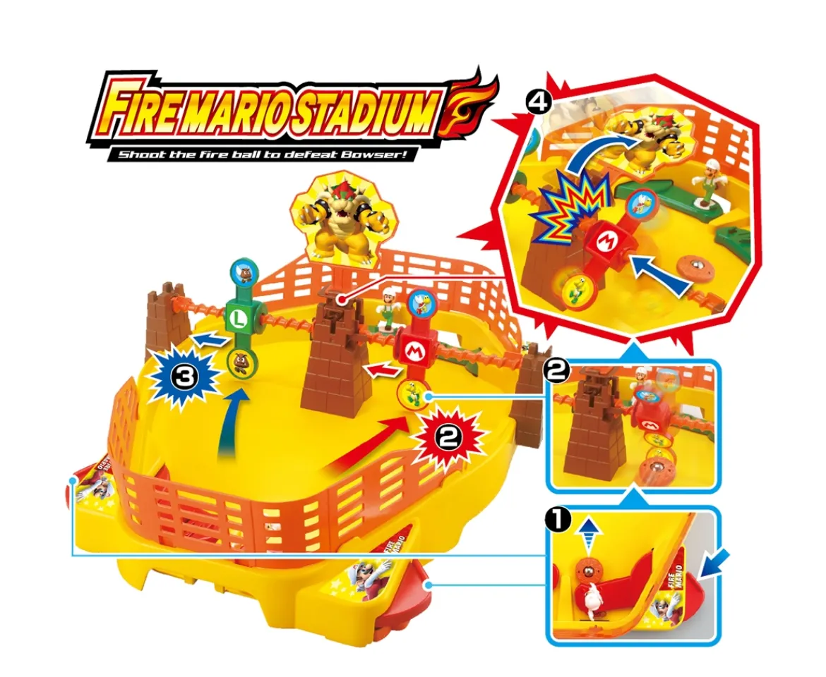 Ken Black Super Mario Fire Stadium| Action Figures & Playsets