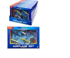Ken Black Super Wheelz 6 Pack Diecast Aeroplanes| Building & Vehicle Toys