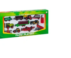 Ken Black Super Wheelz 12 Piece Farm Playset| Building & Vehicle Toys